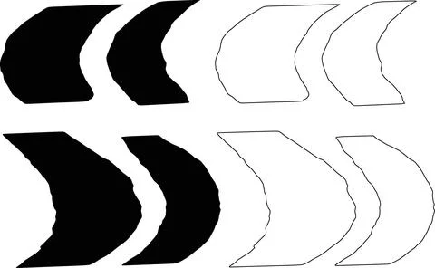 Abstract geometric shapes collection vector Stock Illustration