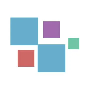 Abstract Geometric Shapes Color Background Illustrazione stock