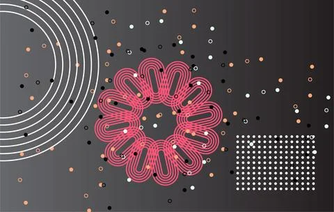 Abstract geometric shapes  colorful pattern background. Elegant color desig.. 스톡 일러스트
