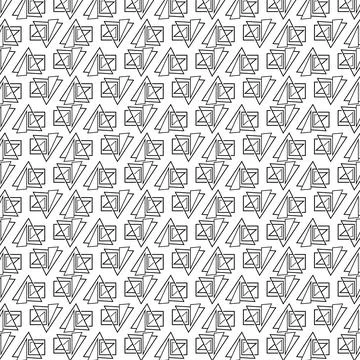 Abstract Geometric Shapes Composition Stock Illustration