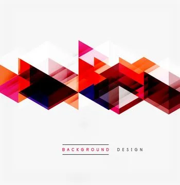 Abstract geometric shapes create dynamic wave pattern. Vibrant colors blend, 스톡 일러스트