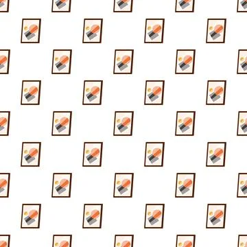 Abstract geometric shapes creating seamless pattern background Illustrazione stock