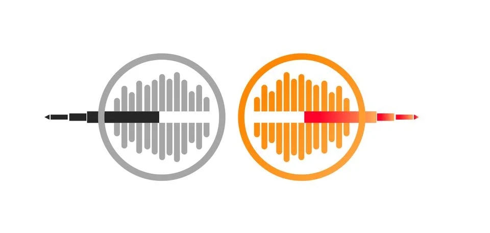 Abstract geometric shapes elements with diagonal lines . Stock Illustration