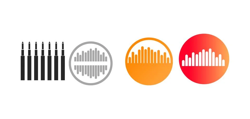 Abstract geometric shapes elements with diagonal lines . Stock Illustration