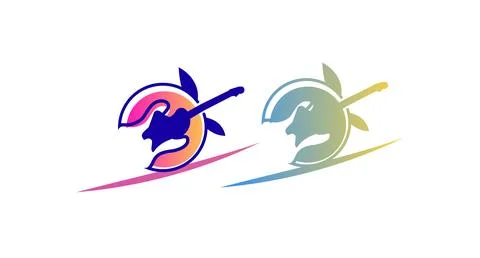 Abstract geometric shapes elements with diagonal lines . Stock Illustration