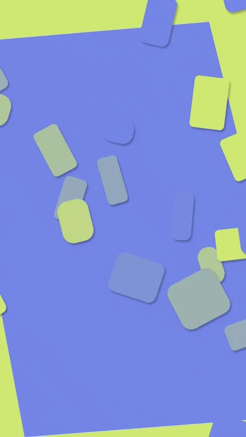 Abstract geometric shapes float against vibrant, colorful backgrounds Stock Footage 327942040