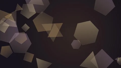 Abstract geometric shapes floating smoothly across dark background creating.. Stock-Footage 348169488