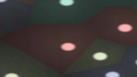 Abstract Geometric Shapes Floating in Soft Colored Light Stock Footage 327601830