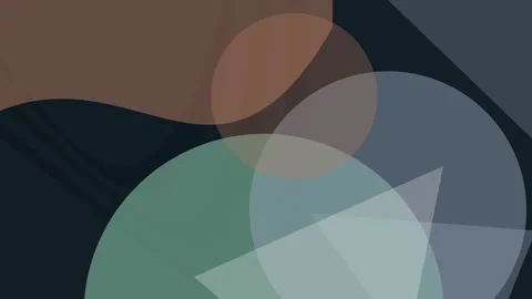 Abstract Geometric Shapes Flowing for Backgrounds and Creative Presentation Stock Footage 334590988