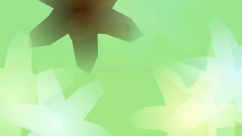 Abstract Geometric Shapes in Green Background. Stock Footage 329470077
