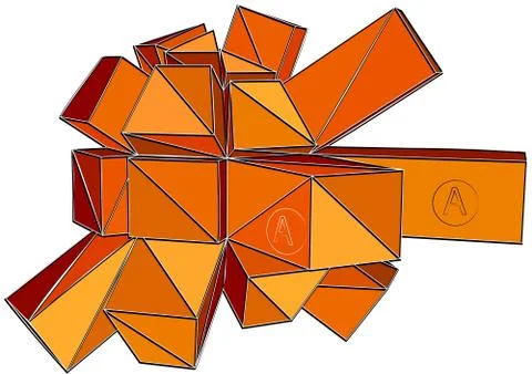 Abstract geometric shapes Stock Illustration