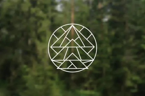 Abstract geometric shapes. Stock Illustration