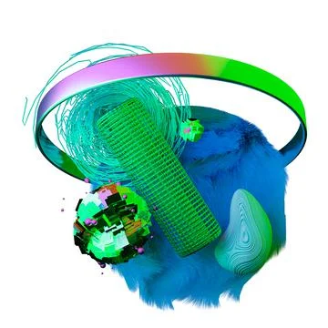 Abstract geometric shapes Stock Illustration