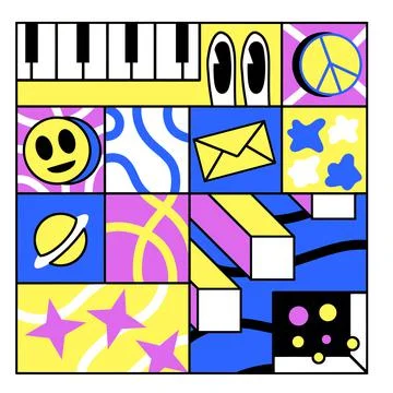 Abstract geometric shapes. Stock Illustration