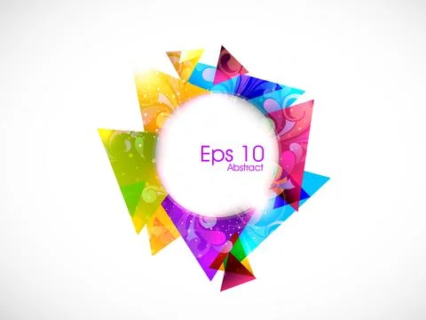 Abstract geometric shapes Stock Illustration
