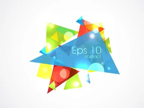 Abstract geometric shapes Stock Illustration