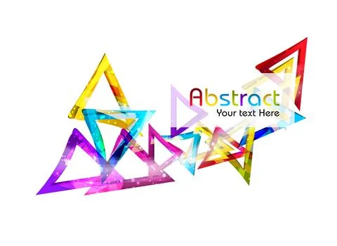Abstract geometric shapes Stock Illustration