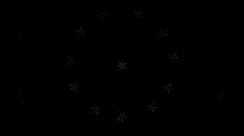 Abstract geometric shapes inside mirror kaleidoscope toy Stock Footage 38397703