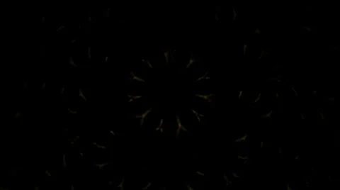 Abstract geometric shapes inside mirror kaleidoscope toy Stock Footage 38399926