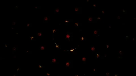 Abstract geometric shapes inside mirror kaleidoscope toy Stock Footage 38401748