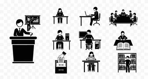 Abstract geometric shapes on a light grid background, minimalist design elem Stock Illustration