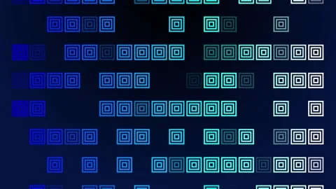 Abstract Geometric Shapes: Modern Digital Background Animation Stock Footage 318176558