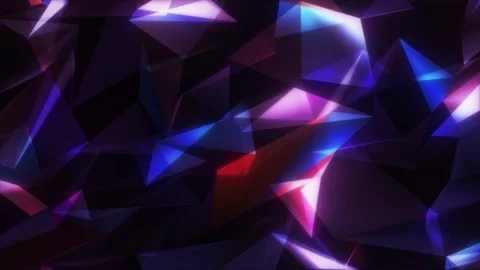 Abstract Geometric Shapes Motion Background Stock Footage 166842283