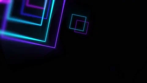 Abstract Geometric Shapes Motion Background Stock Footage 166842316