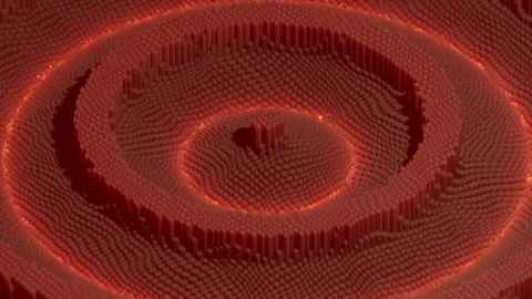 Abstract geometric shapes in motion loop animated Video stock 325717782