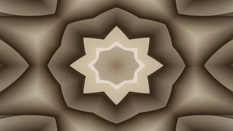 Abstract geometric shapes in motion. Looped kaleidoscope background. Stock Footage 218632344