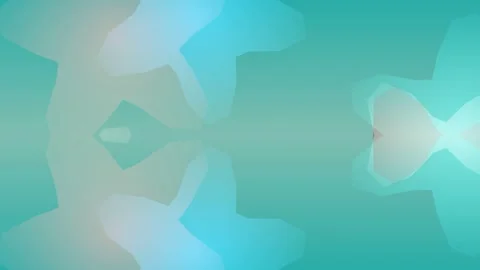 Abstract Geometric Shapes in Motion Turquoise. Stock Footage 329927345