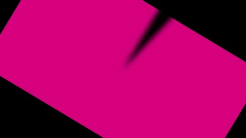 Abstract geometric shapes in motion with vibrant pink against a dark backgrou Stock Footage 340943633