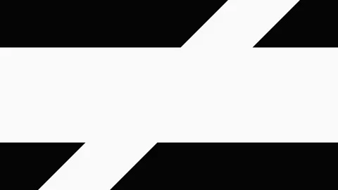 Abstract geometric shapes moving with clean white lines on black background.. Stock Footage 340941363