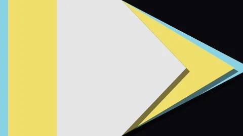 Abstract geometric shapes moving forward with dynamic motion and clean lighti Stock Footage 340942466