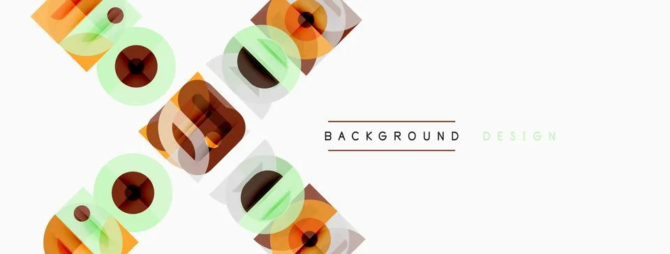 Abstract geometric shapes overlap, creating dynamic visual texture. Light c.. Stock Illustration
