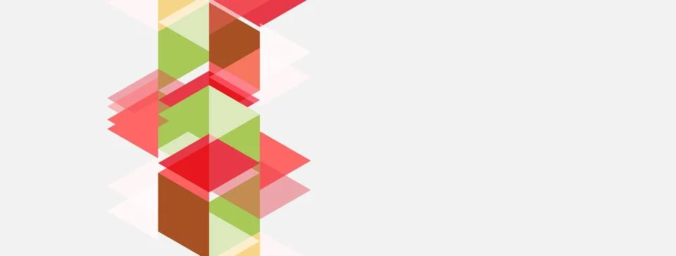 Abstract geometric shapes overlap, creating layered visual effect. Colors 스톡 일러스트