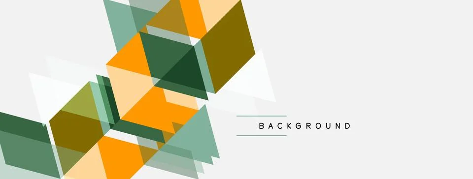 Abstract geometric shapes overlap, creating layered design. Colors include 스톡 일러스트