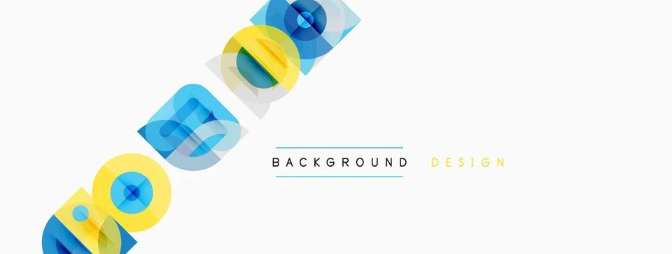 Abstract geometric shapes overlap, creating dynamic visual texture. Light c.. Stockillustratie