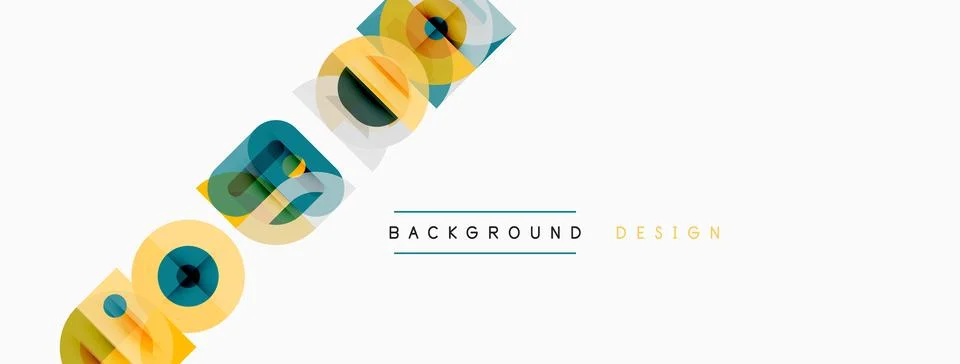 Abstract geometric shapes overlap, creating dynamic visual texture. Light c.. Stock Illustration