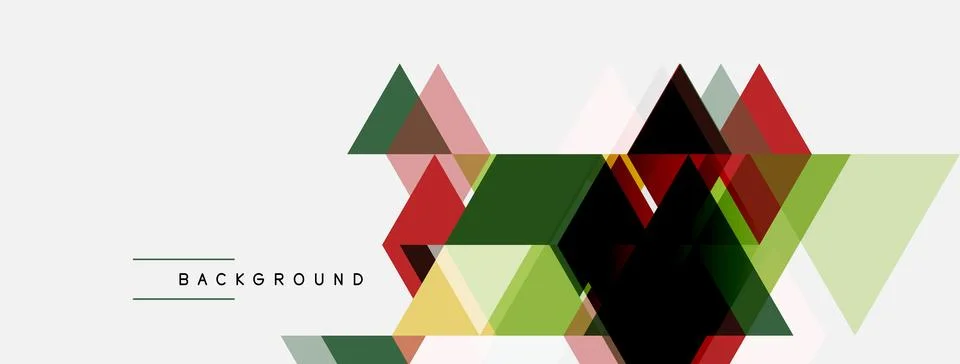 Abstract geometric shapes overlap creating dynamic visual texture. Colors Stock Illustration