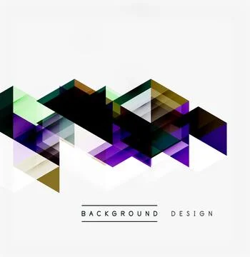 Abstract geometric shapes overlap, creating dynamic visual texture. Darker .. Stock Illustration