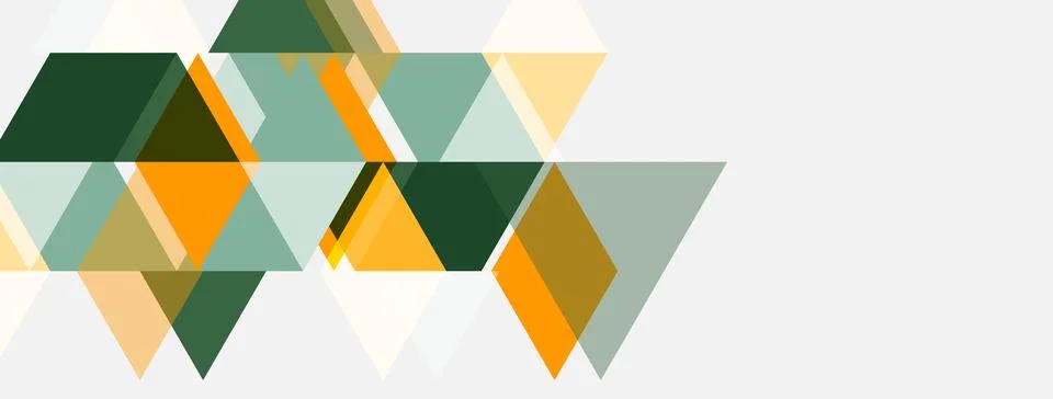 Abstract geometric shapes overlap, creating dynamic visual texture. Colors Stock Illustration