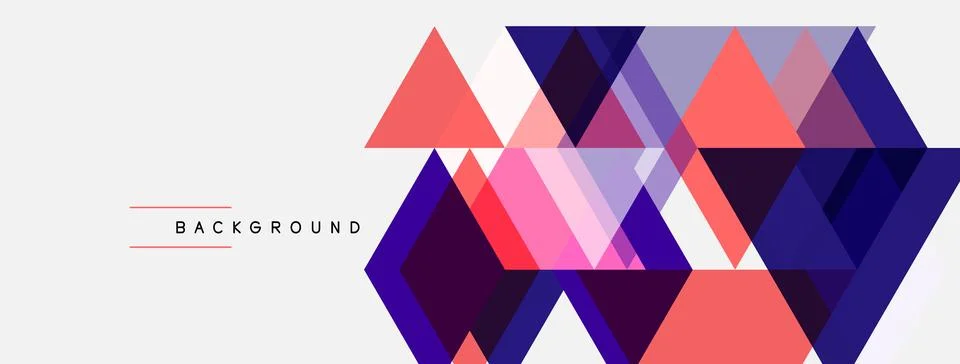 Abstract geometric shapes overlap, creating dynamic visual texture. Pink, p.. Stock Illustration