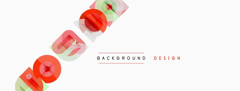 Abstract geometric shapes overlap, creating dynamic visual texture. Minimalis Stock Illustration