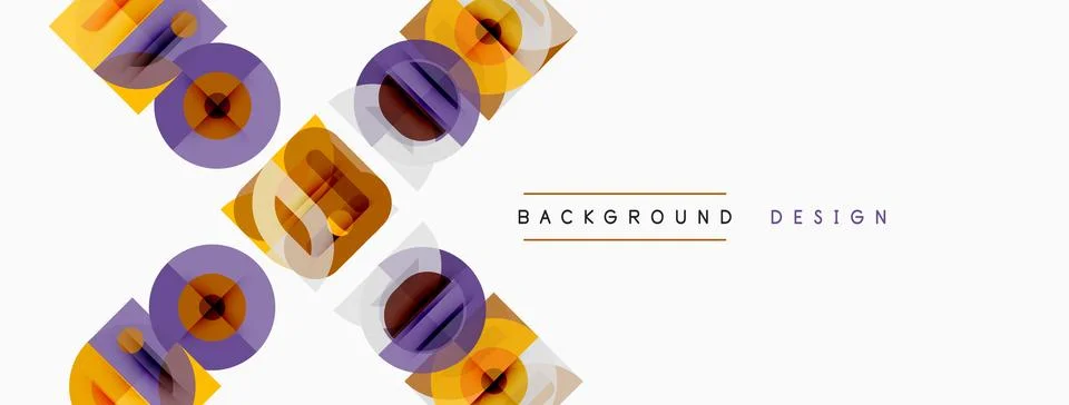 Abstract geometric shapes overlap, creating dynamic visual texture. Gold, p.. Stock Illustration