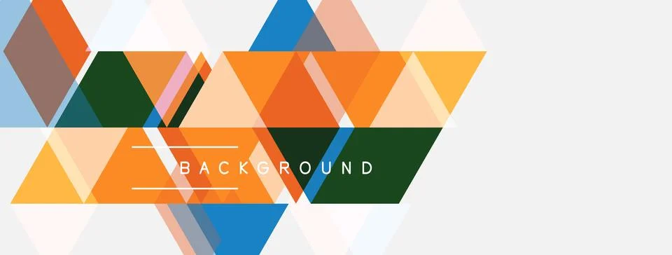 Abstract geometric shapes overlap, creating dynamic visual texture. Orange,.. Illustrazione stock