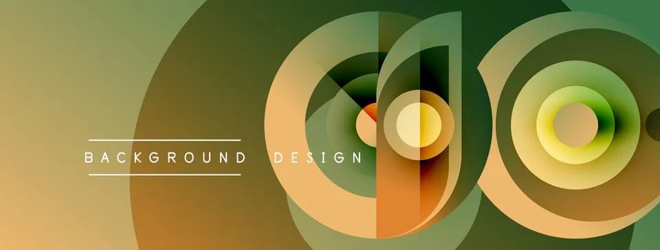 Abstract geometric shapes overlap, creating layered gradients. Warm colors 스톡 일러스트