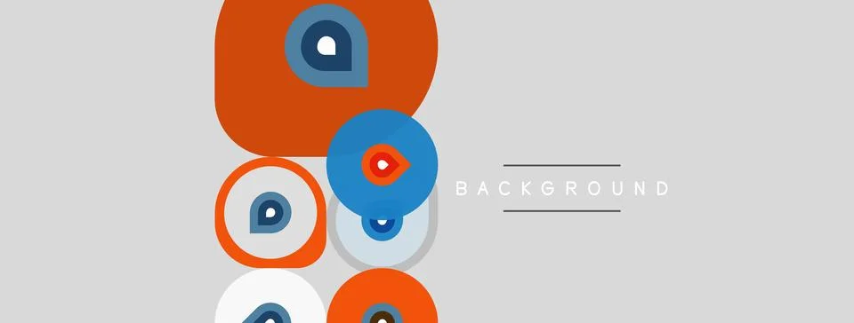 Abstract geometric shapes overlap, creating modern visual design. Colors in.. 스톡 일러스트