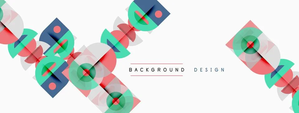 Abstract geometric shapes overlap, creating dynamic visual texture. Minimalis Illustrazione stock