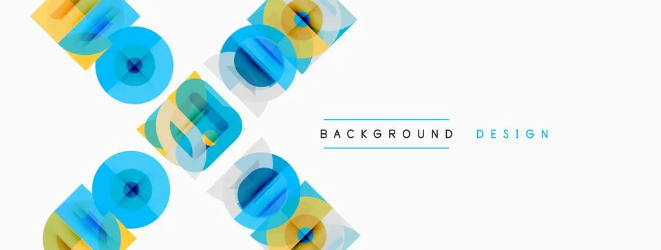 Abstract geometric shapes overlap, creating dynamic visual texture. Light c.. Illustrazione stock